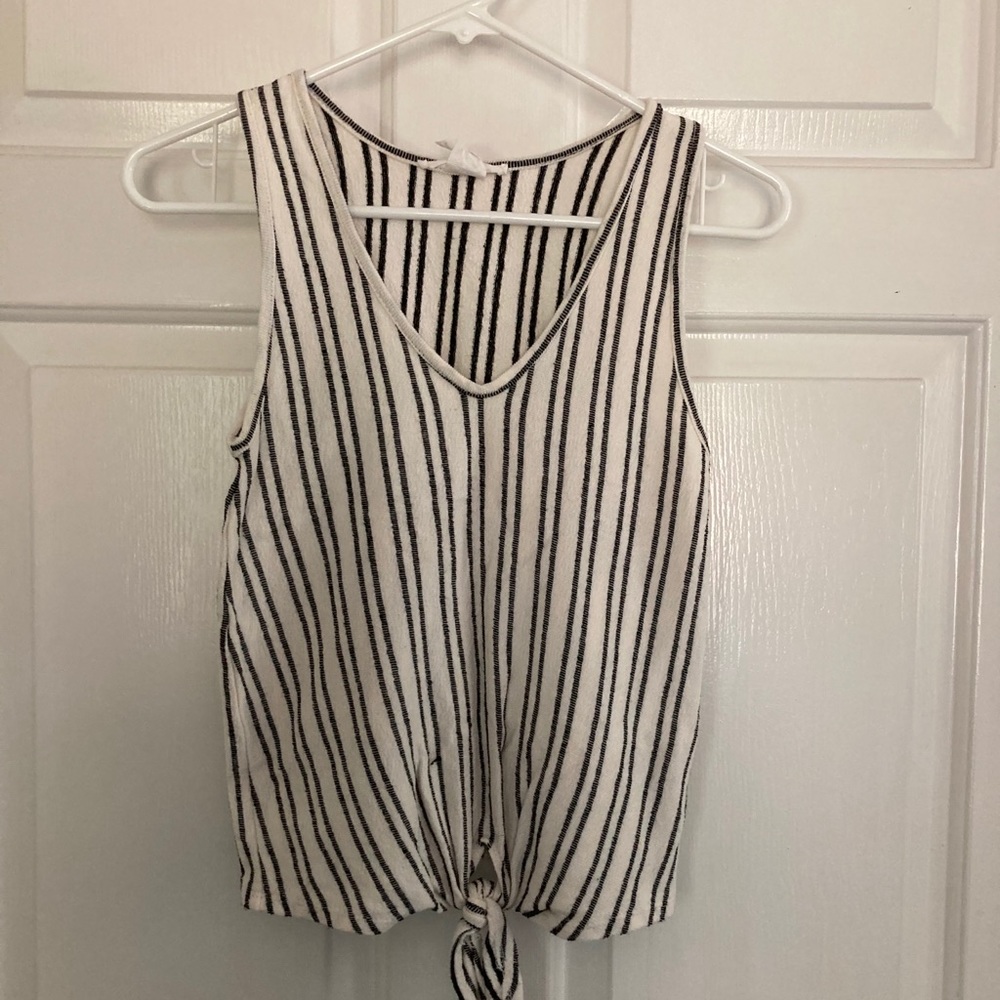 Striped Terry Cloth Tank